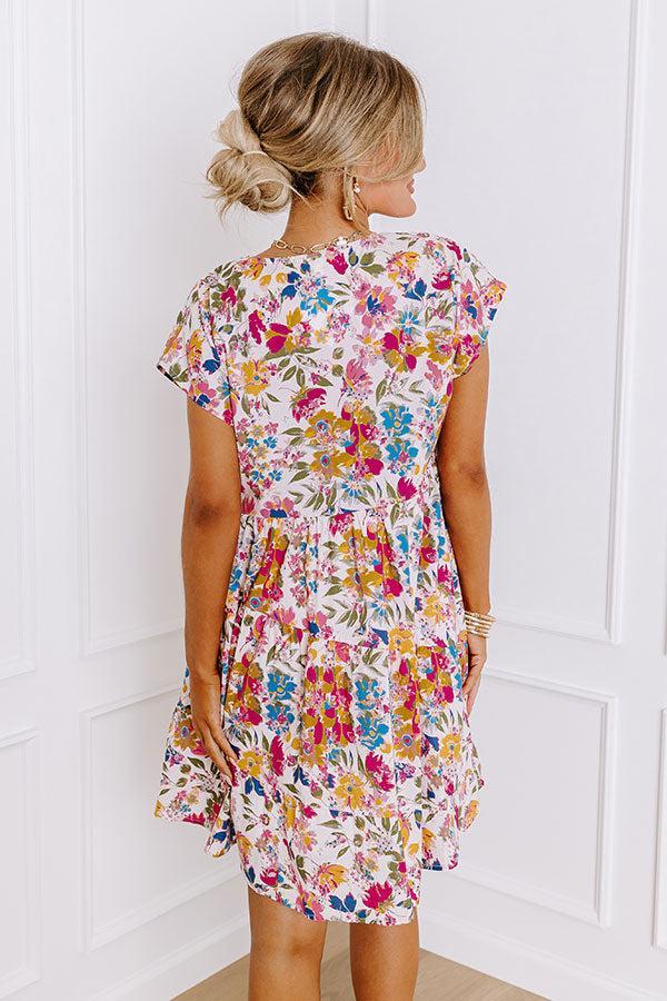 Brunch Date Floral Babydoll Dress Product Image