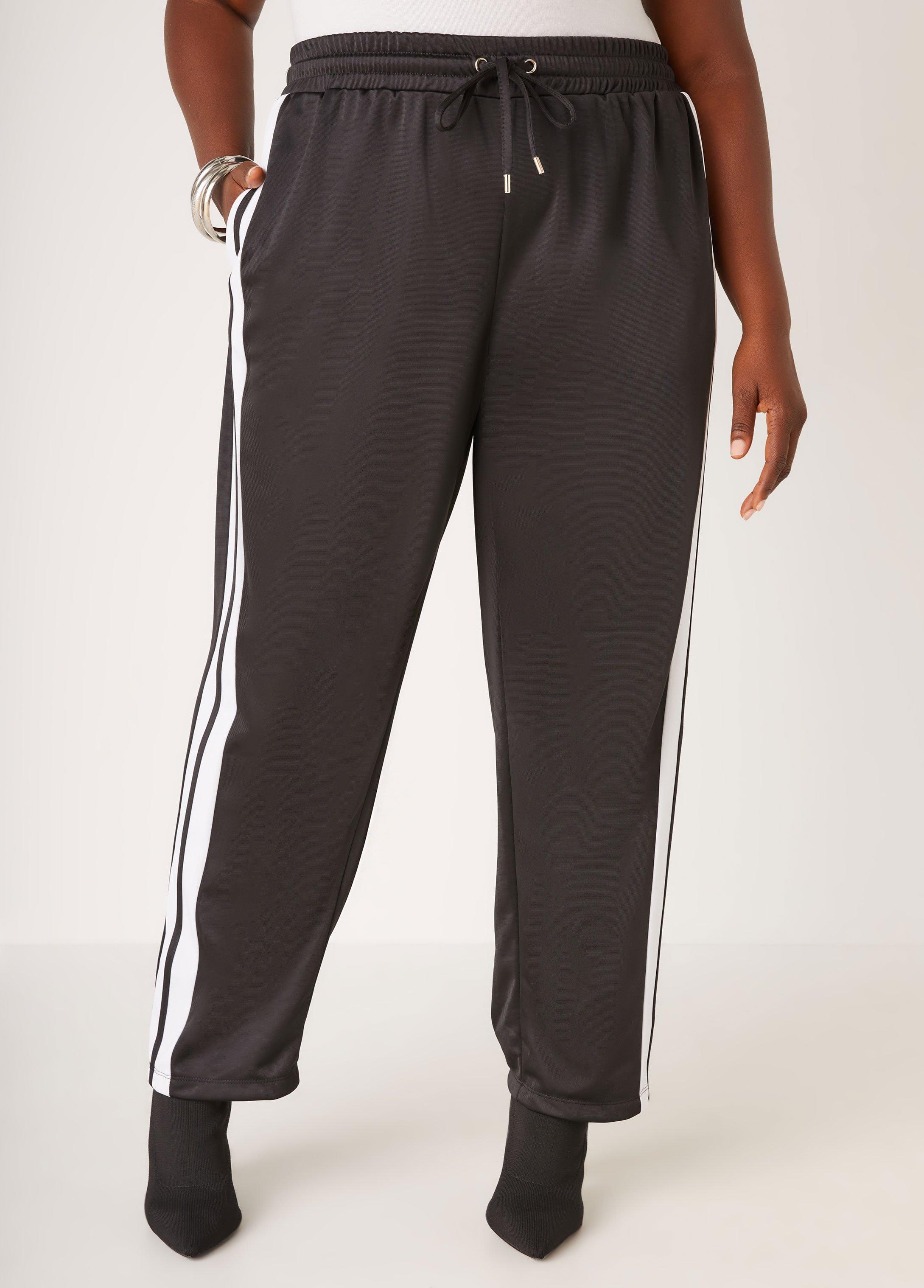 Pull On Striped Track Pants Product Image