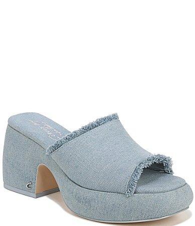 Circus NY by Sam Edelman Isla Fringe (Washed Glacial Blue) Women's Sandals Product Image