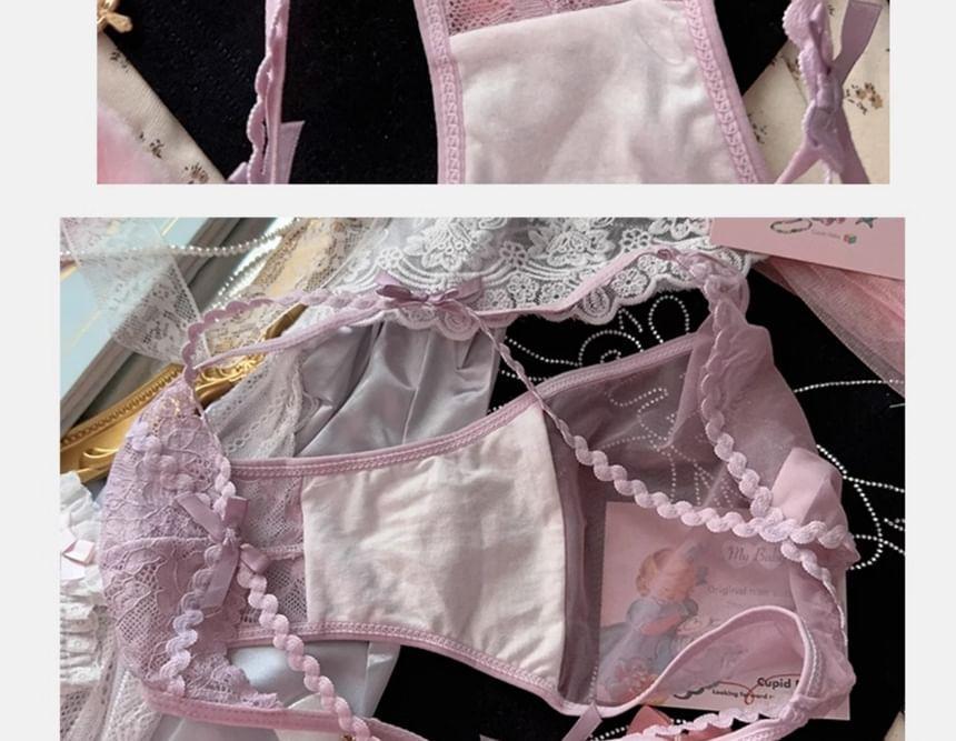 Plain Lace Panties Product Image