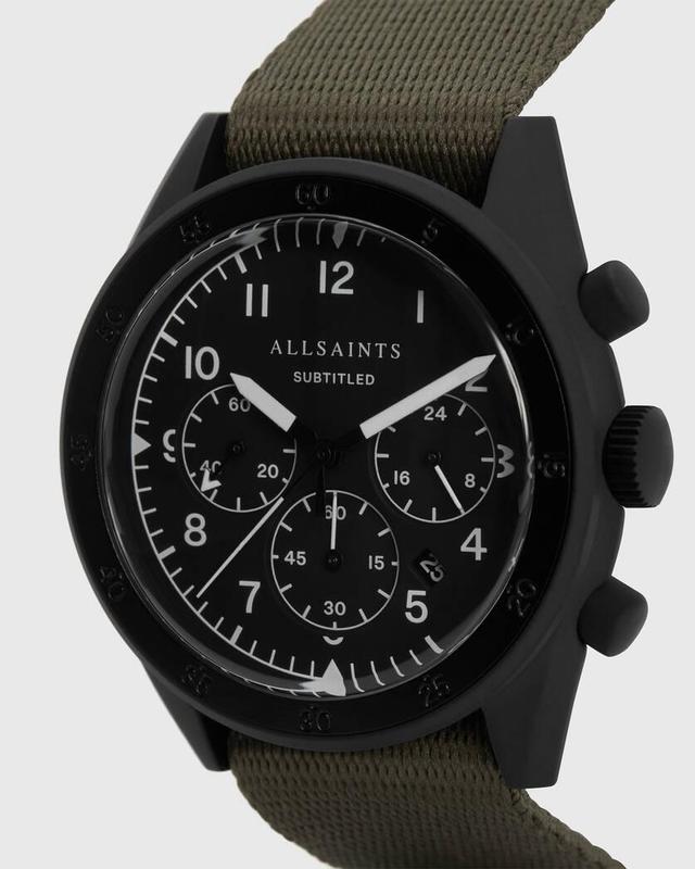 Subtitled I Stainless Steel Nylon Watch Product Image