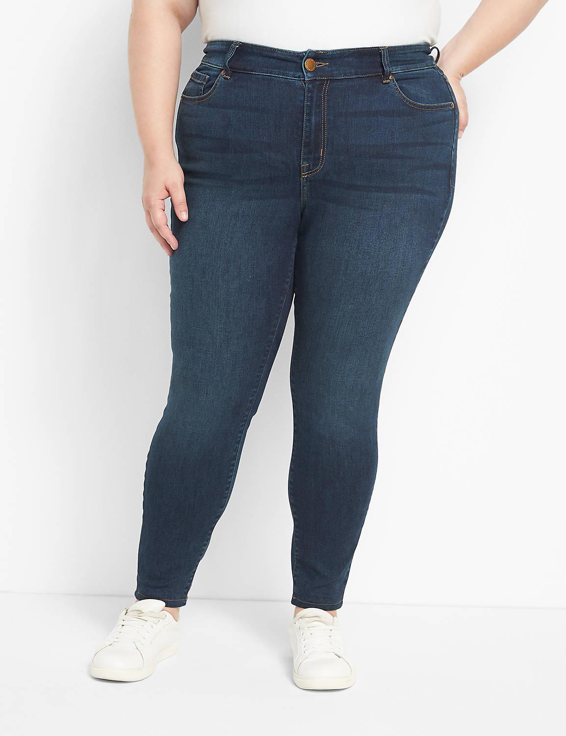 Straight Fit High-Rise Skinny Jean Product Image