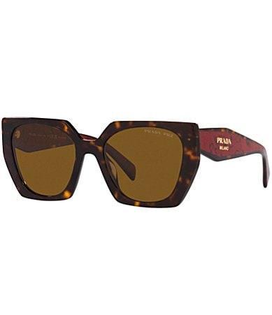 Prada 54mm Polarized Irregular Sunglasses Product Image