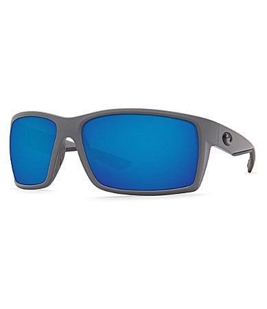 Costa Reefton Blackout Polarized Mirrored Rectangle Sunglasses Product Image