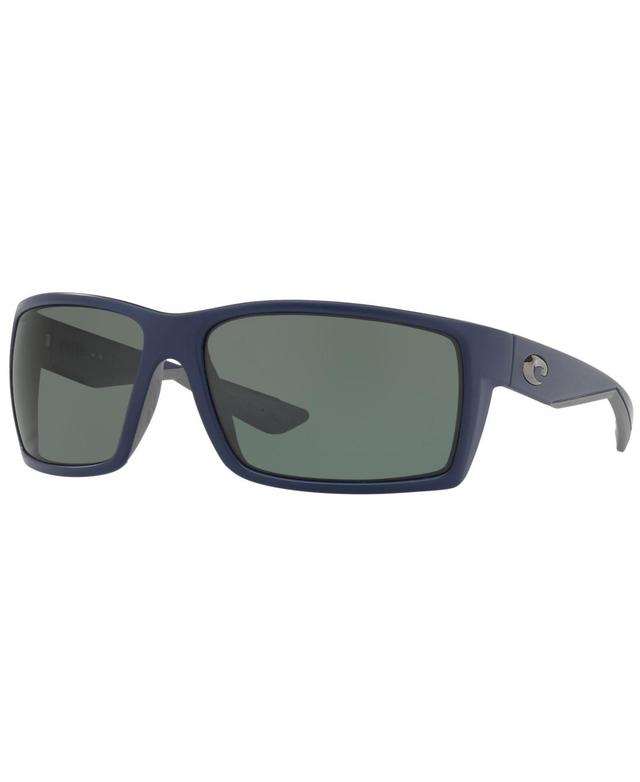 Costa Del Mar REEFTON Grey Polarized Polycarbonate Mens Sunglasses RFT 75 OGP 64 Product Image