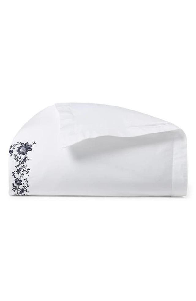 POLO RALPH LAUREN Eloise Embroidered 624 Thread Count Organic Cotton Duvet Cover In Polo Navy Product Image