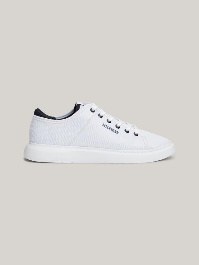 Tommy Hilfiger Men's Hilfiger Mesh Cupsole Sneaker - White - US 11 / EU 44 Product Image