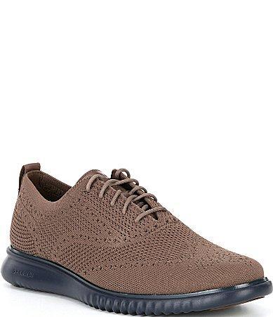 Cole Haan Mens 2.ZERGRAND Knit Stitchlite Wingtip Oxfords Product Image