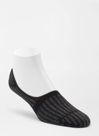 Peter Millar Mens Herringbone No-Show Sock | Color: Black | Size: OS Product Image