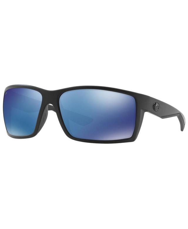 Costa Del Mar 64mm Mirrored Polarized Rectangular Sunglasses Product Image