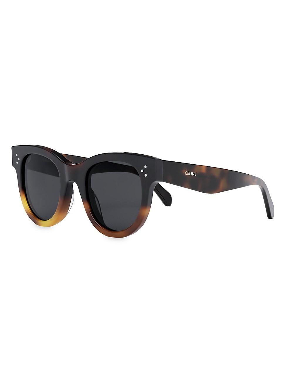 Womens 48MM Havana Square Sunglasses Product Image