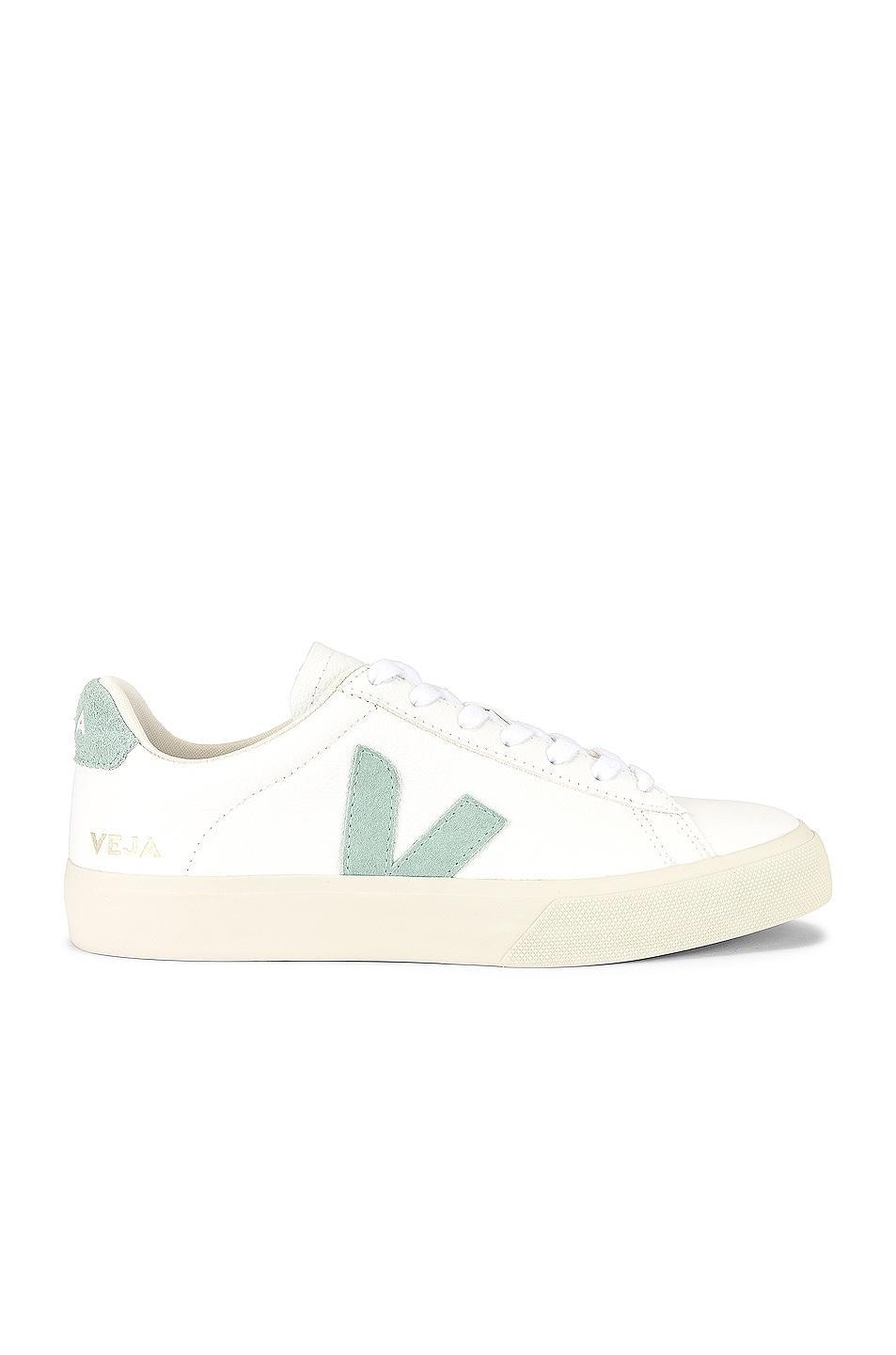 Veja Campo Sneaker in White. Size 40, 41, 42, 43, 45, 46. Product Image