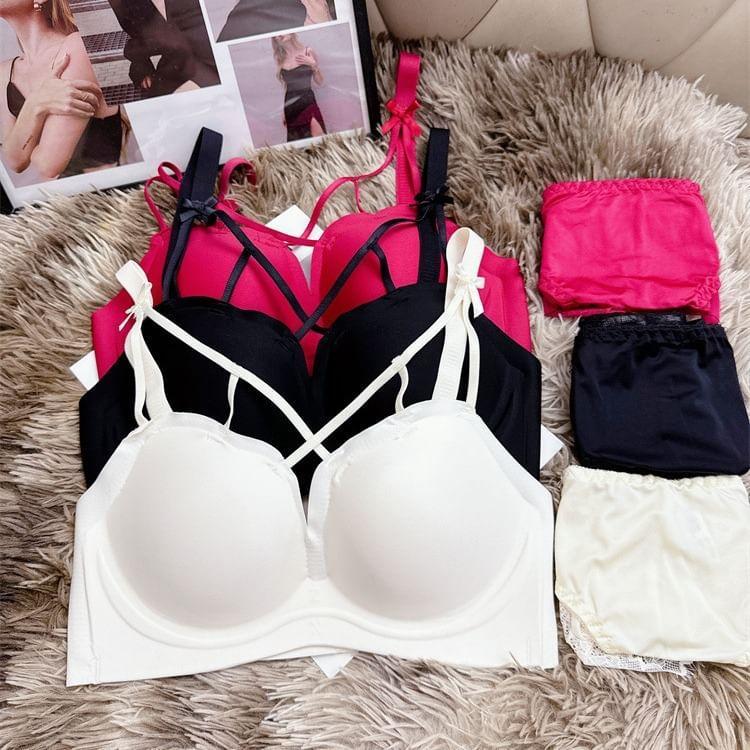 Set: Seamless Bra + Panties Product Image