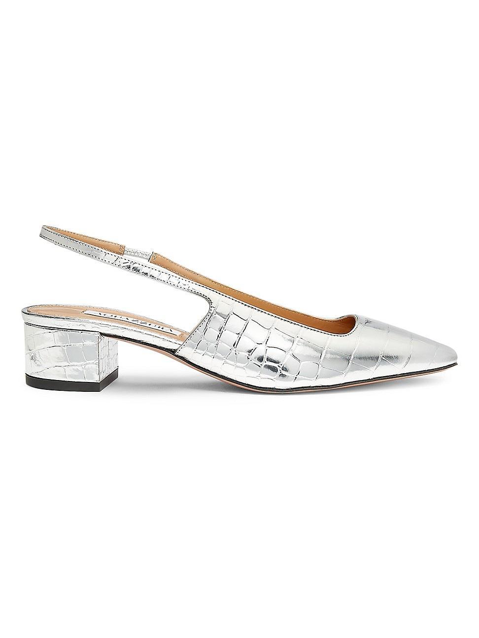 Womens Ginza Sling 30MM Leather Pumps product image