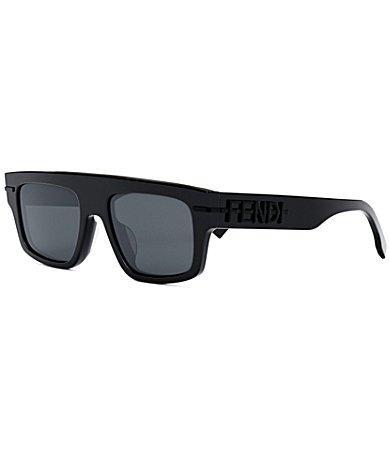 FENDI Womens Fendigraphy 54mm Havana Geometric Sunglasses Product Image