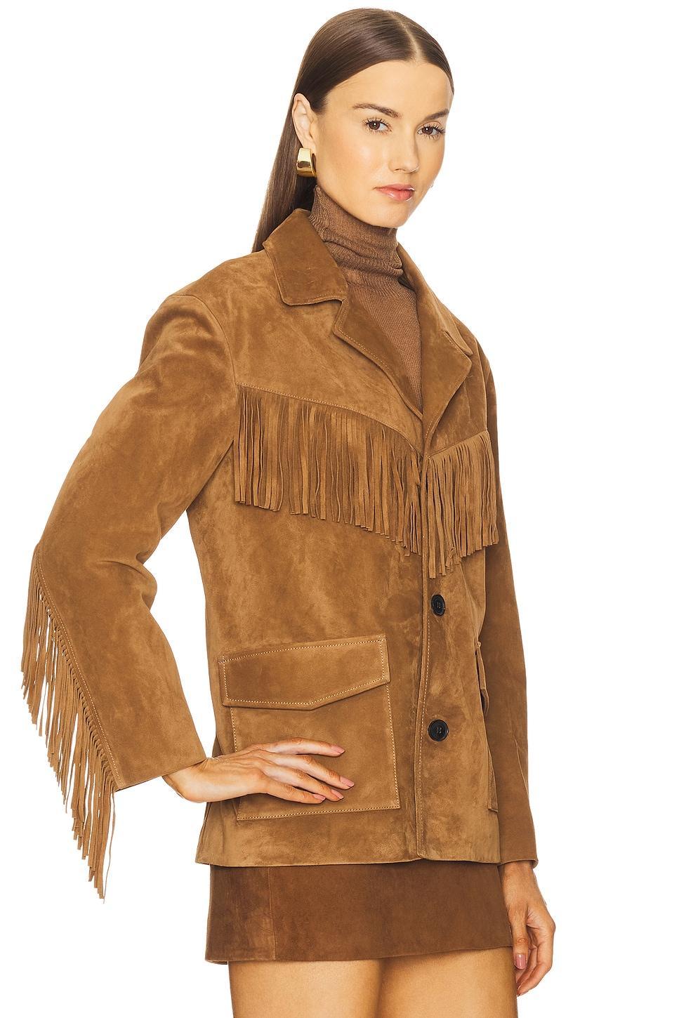 Maelle Fringe Jacket NILI LOTAN Product Image