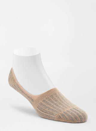 Peter Millar Mens Herringbone No-Show Sock | Color: Khaki | Size: OS Product Image