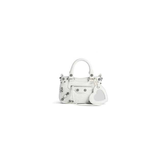 Women's Neo Cagole Mini Tote Bag  in White Product Image