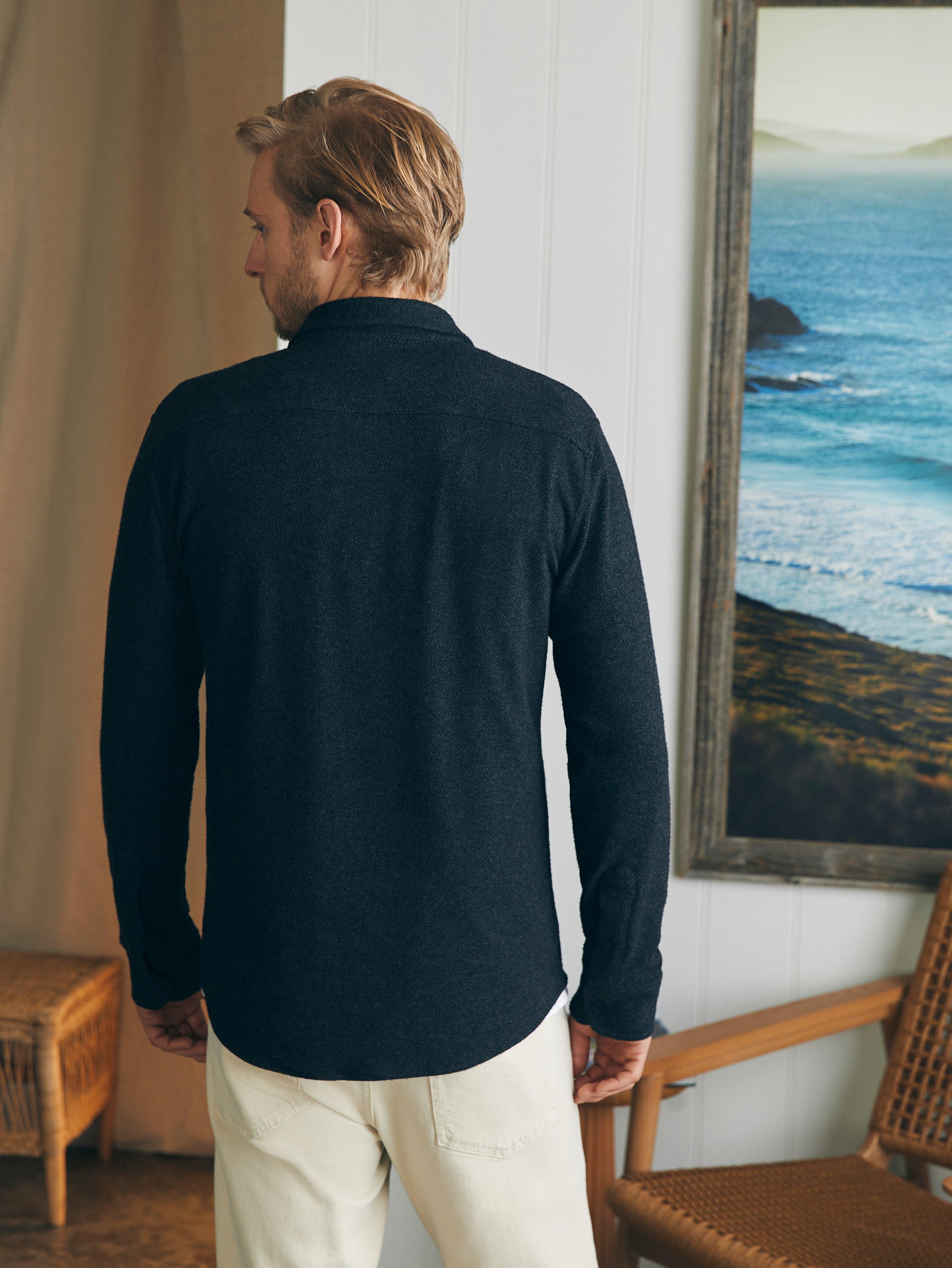 Legend™ Sweater Shirt (Tall) - Heathered Black Twill Male Product Image