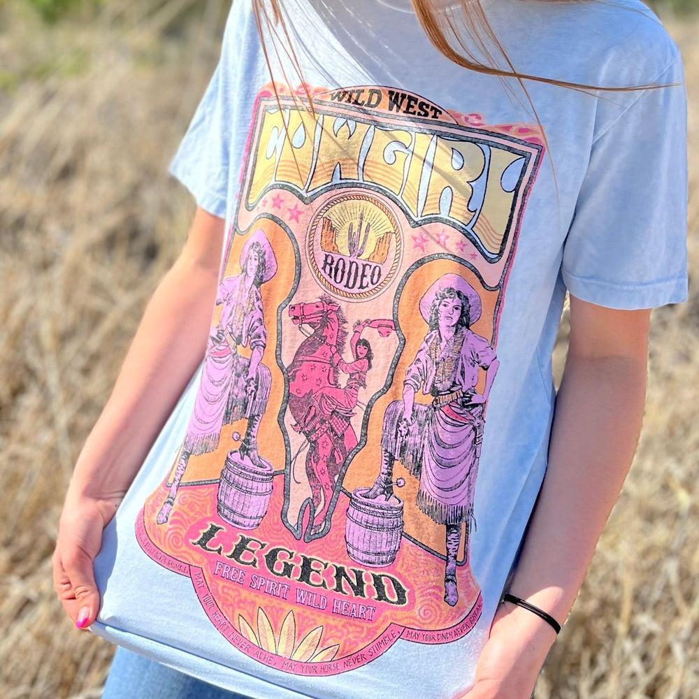 Blue Rodeo Cowgirl Legend Graphic Tee Product Image