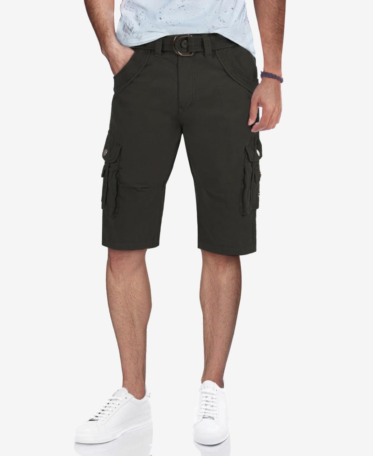 X-Ray Mens Belted Double Pocket Cargo Shorts Product Image