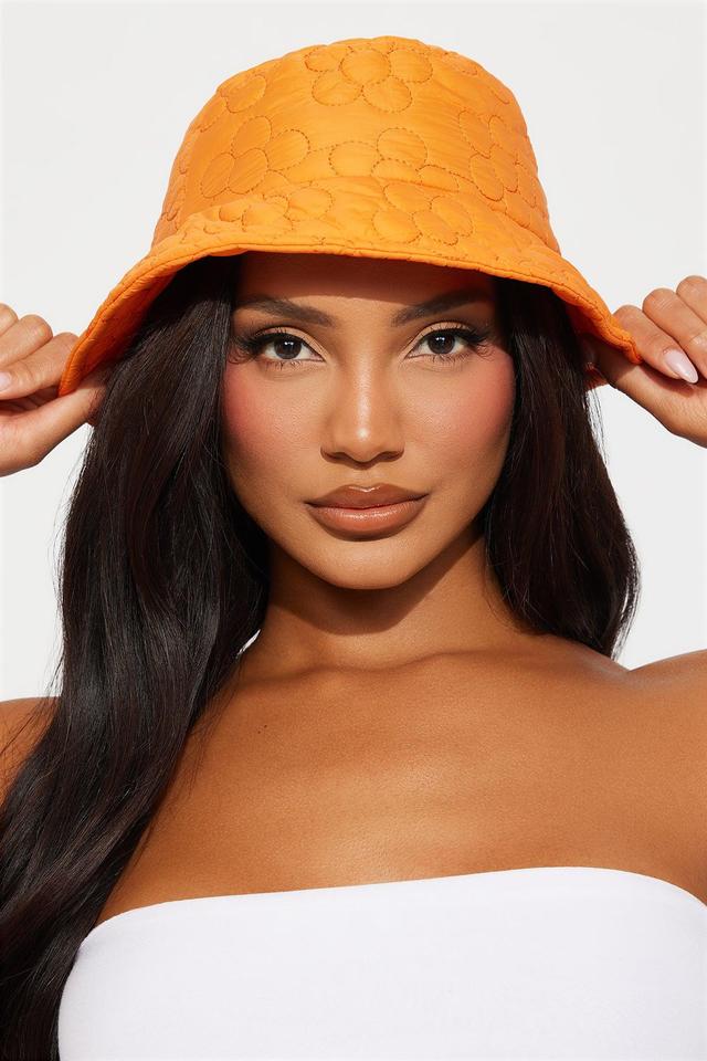 Lilly Pad Bucket Hat - Orange Product Image