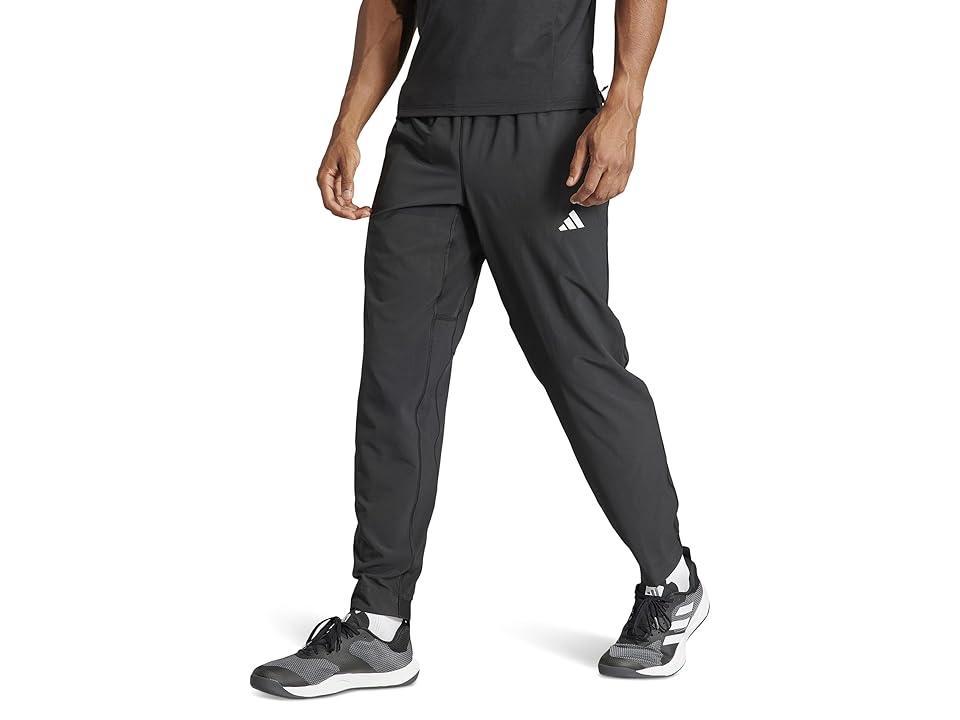 adidas Training Essentials Training Woven Pants White) Men's Clothing Product Image