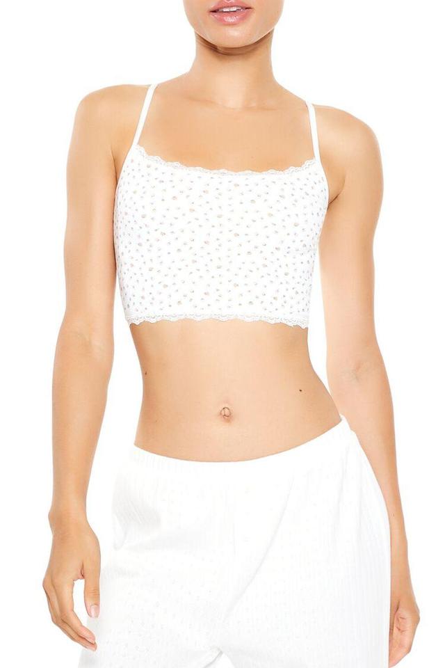 Seamless Floral Longline Bralette | Forever 21 Product Image