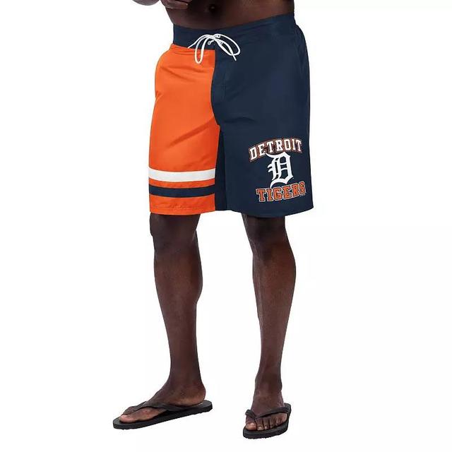 Mens G-III Sports by Carl Banks Detroit Tigers Anchor Swim Trunks Blue Product Image