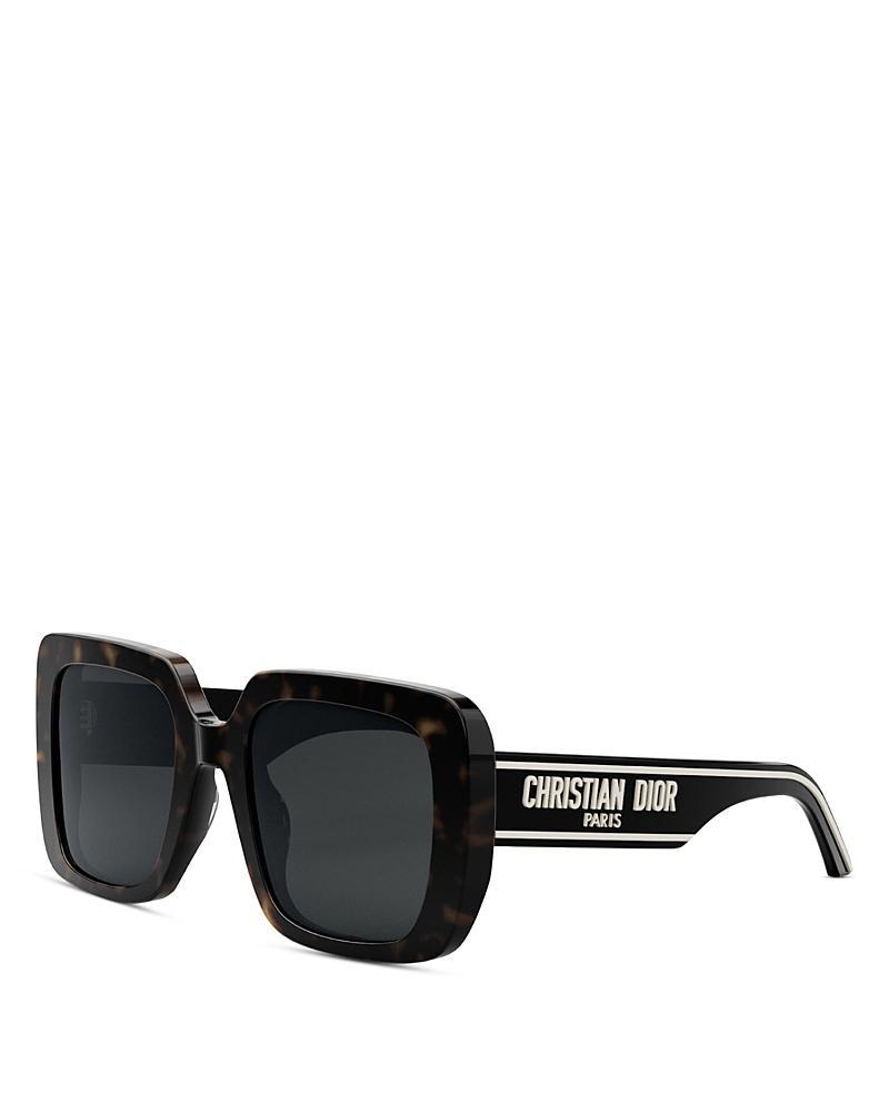 Moschino 54mm Gradient Rectangular Sunglasses Product Image