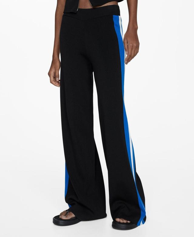 MANGO - Straight knitted pants blackWomen Product Image