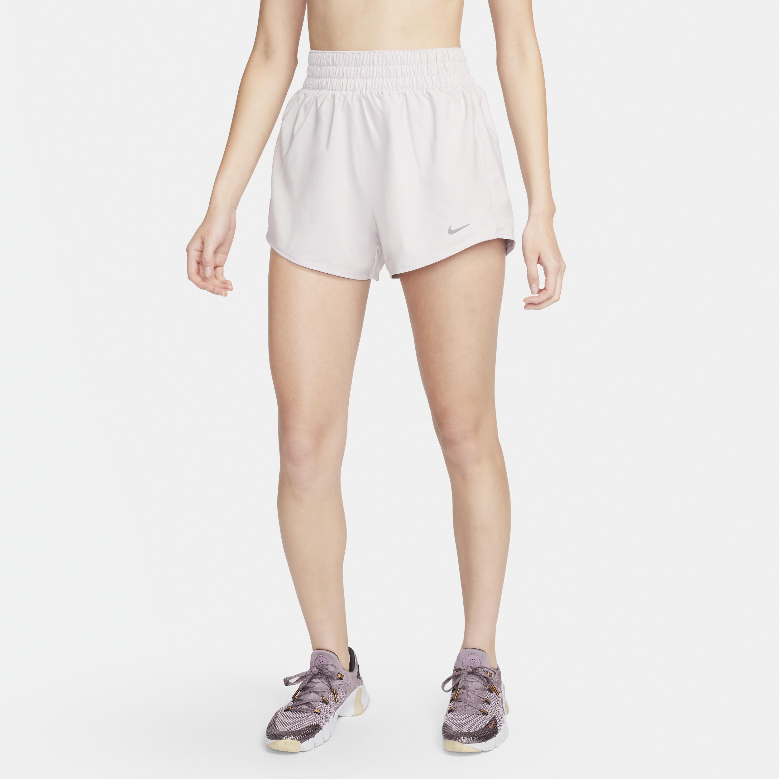 Nike Women's One Dri-FIT High-Waisted 3" Brief-Lined Shorts Product Image