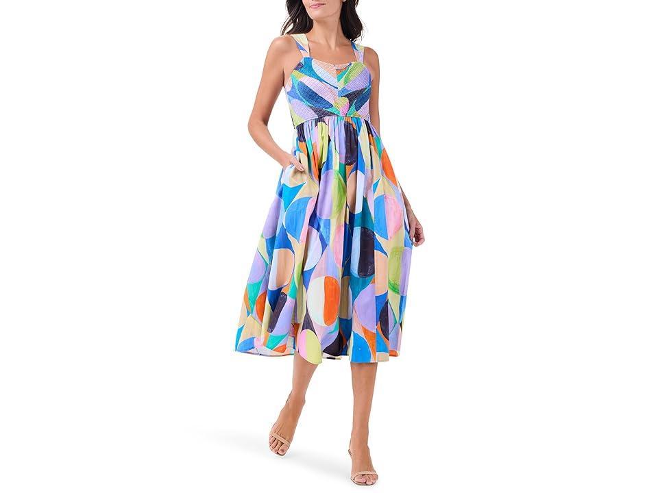 NIC+ZOE Petite Social Circles Sarah Dress Multi) Women's Dress Product Image