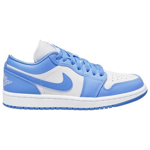 Jordan Womens Jordan AJ 1 Low - Womens Basketball Shoes White/University Blue Product Image