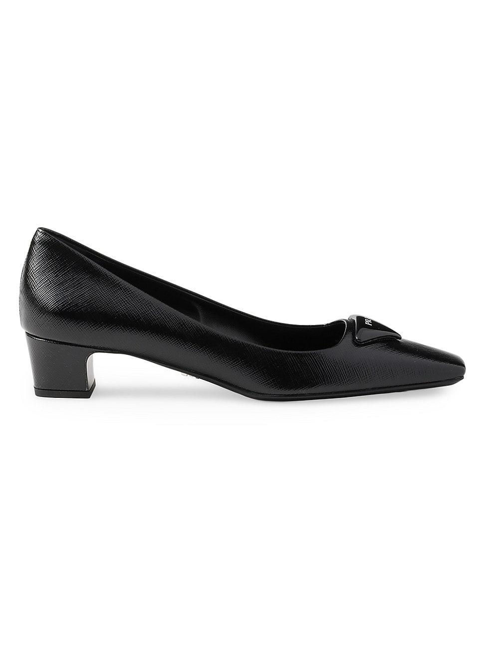 Womens Patent Saffiano Leather Pumps product image