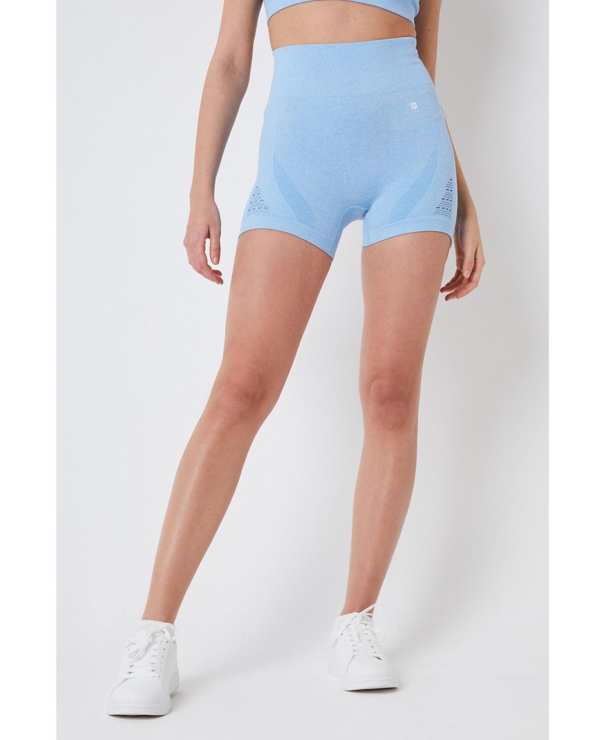 Womens Seamless Marl Laser cut Shorts Product Image