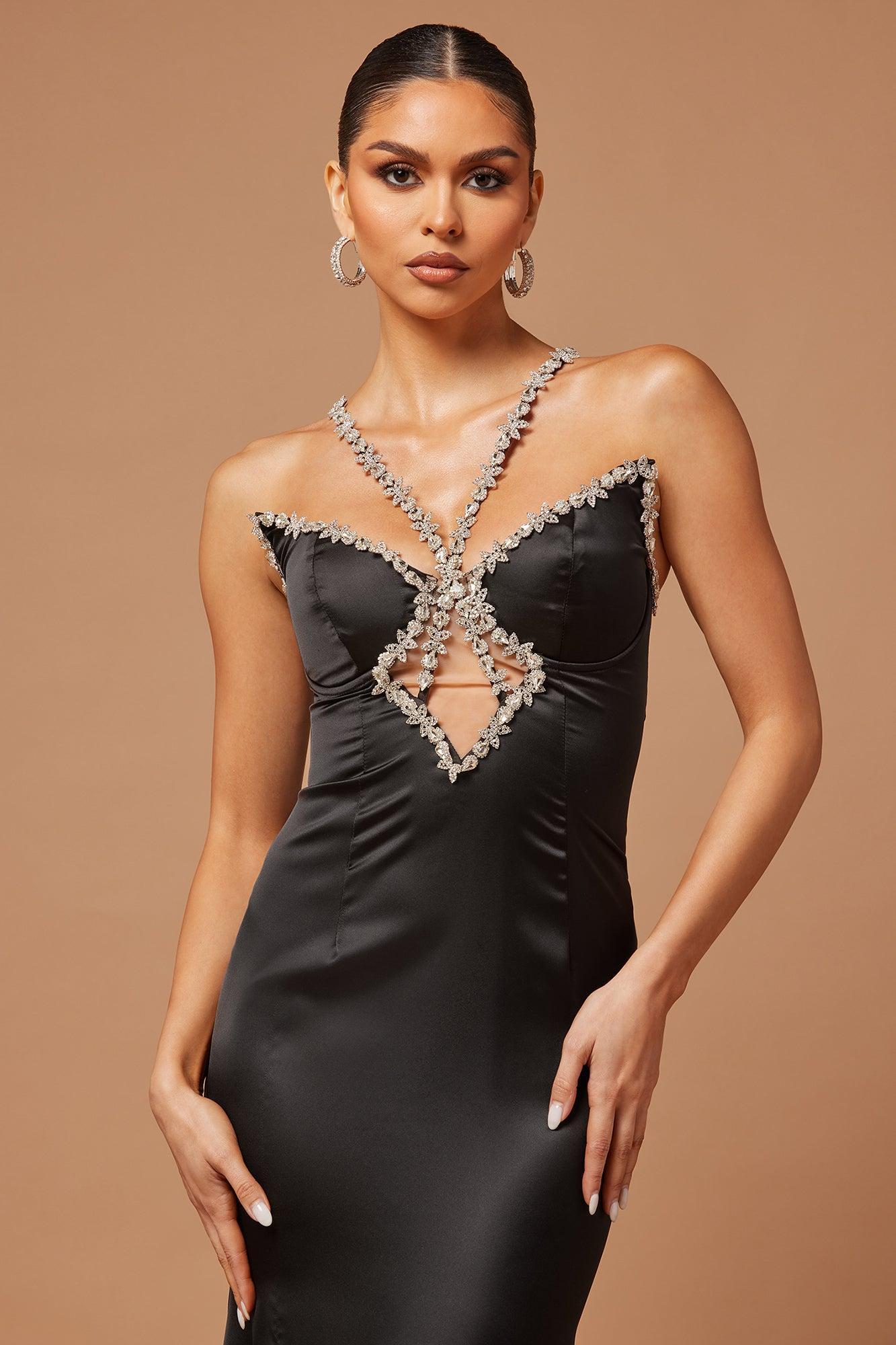 Angela Halter Gown - Black Product Image