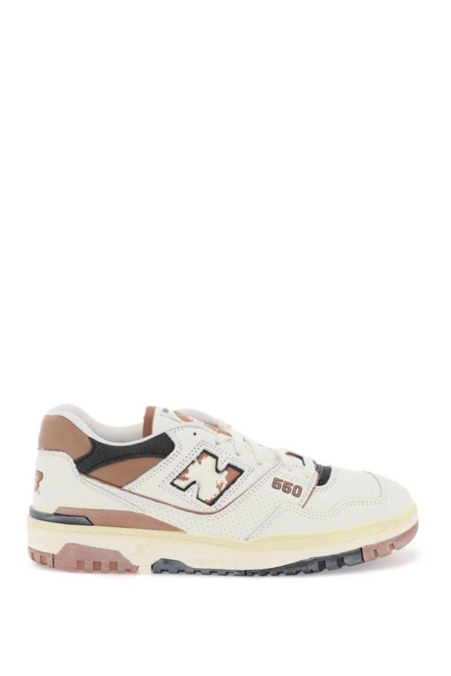 NEW BALANCE Vintage Effect 550 Sneakers In White Product Image