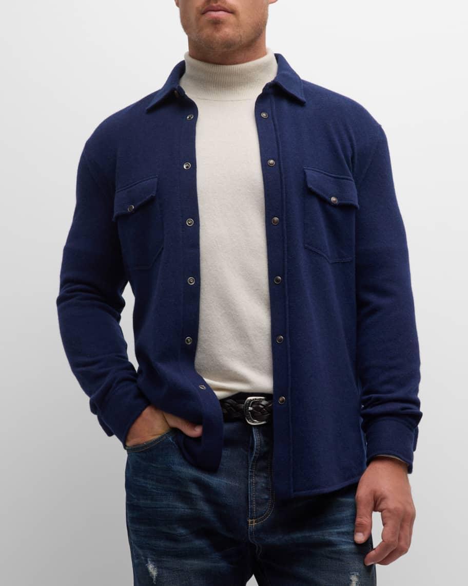 Mens Western Cashmere-Blend Overshirt Product Image