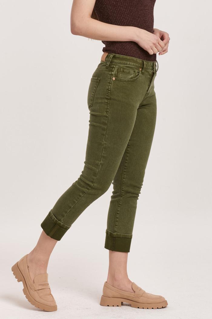 Blaire High Rise Cuffed Jeans Product Image