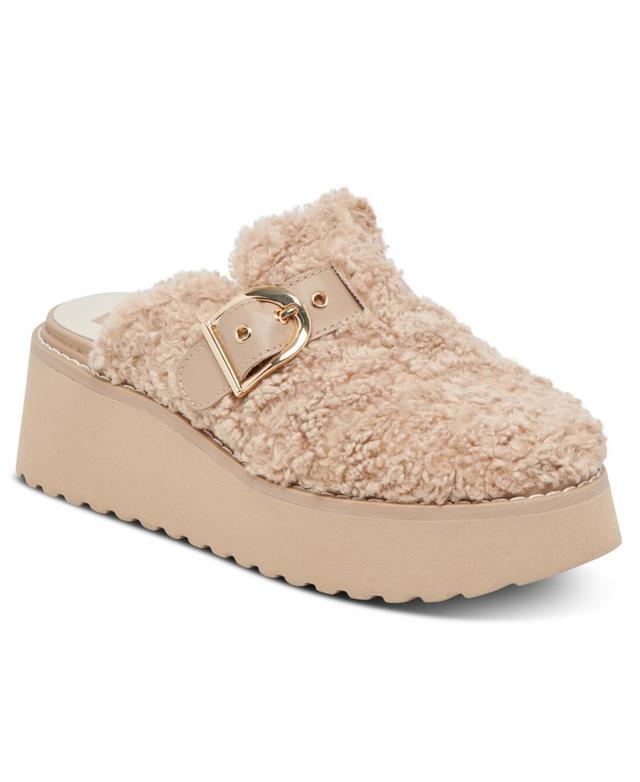 Dolce Vita Womens Lelani Plush Platform Clogs Product Image