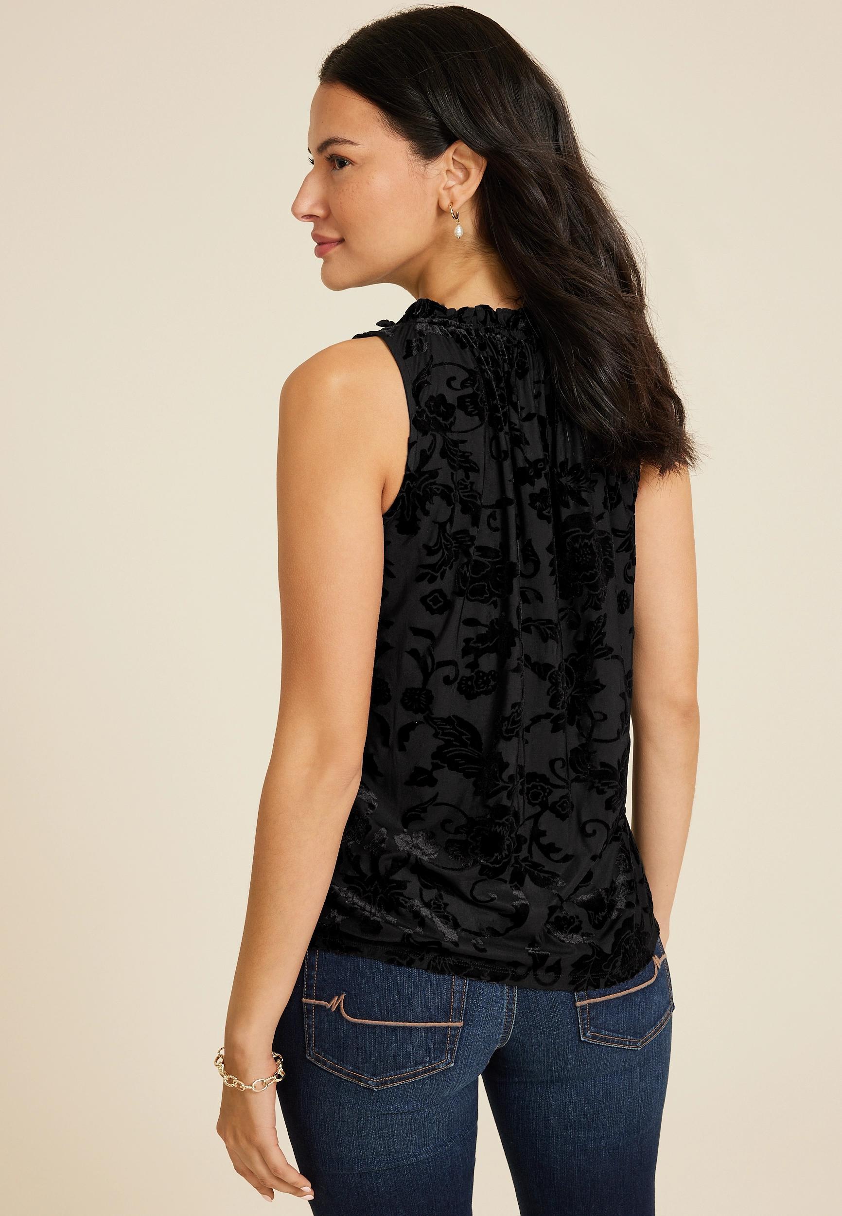 Velvet Burnout Tank Top Product Image