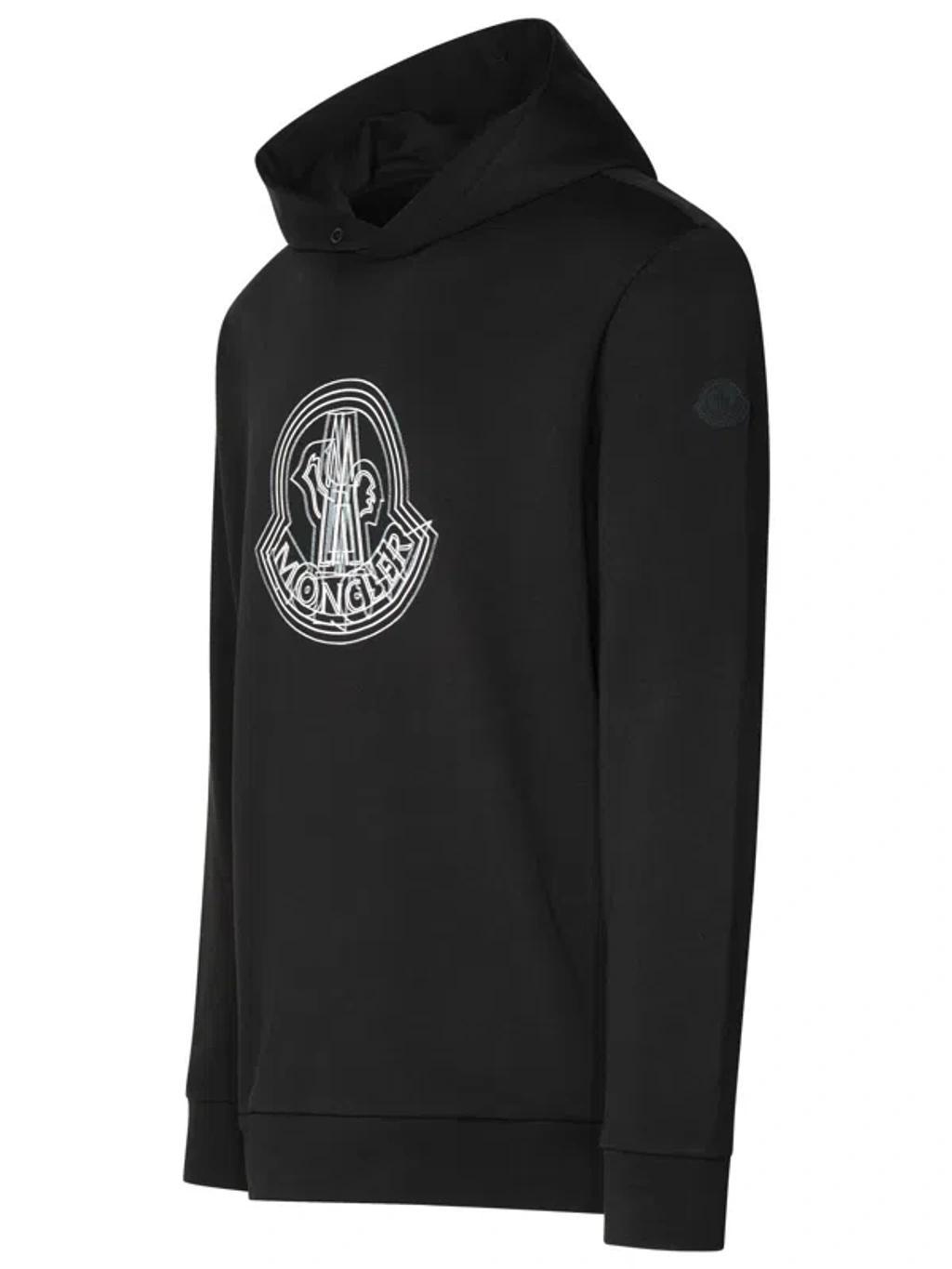 MONCLER Sweatshirts In Black Product Image