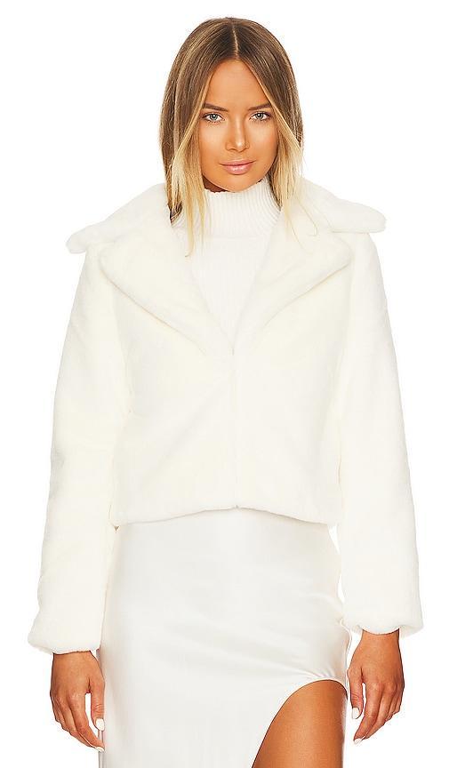 MORE TO COME Payton Faux Fur Jacket Size L, S, XS, XXS. Product Image