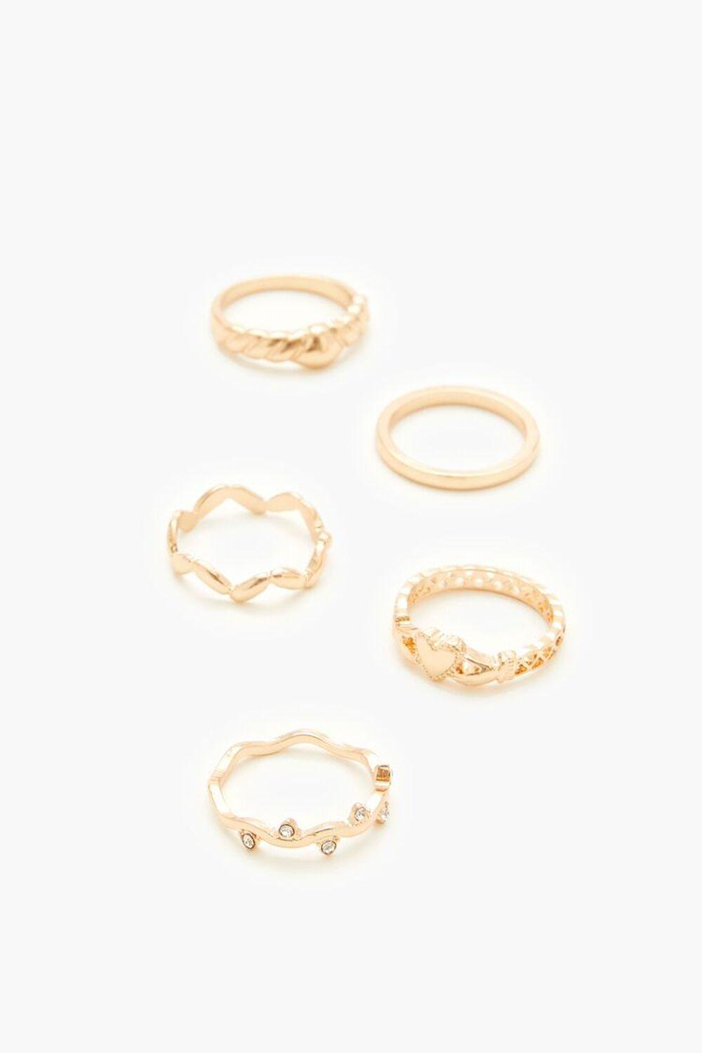 Rhinestone Ring Set | Forever 21 Product Image