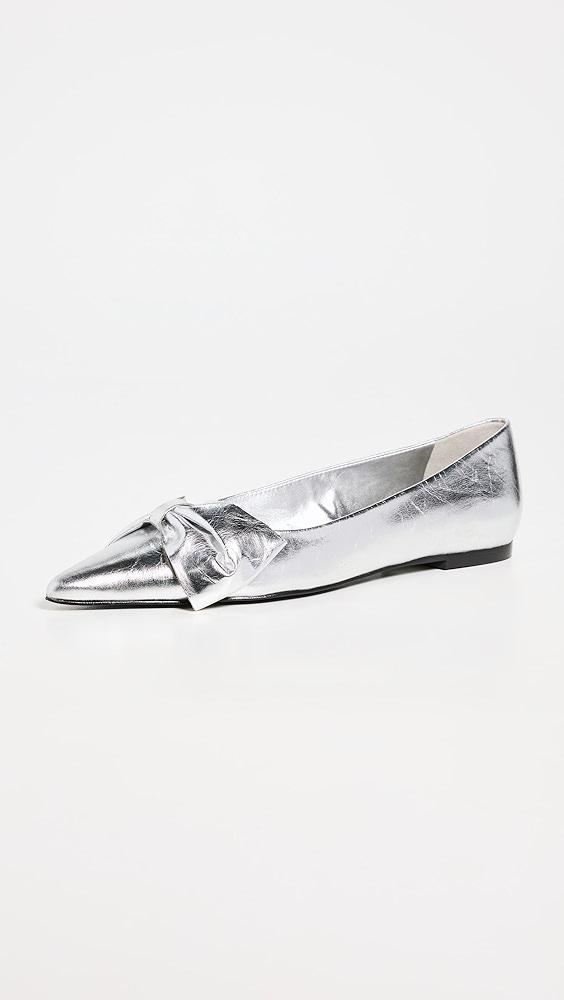 Schutz Lyla Half Bow Flats | Shopbop Product Image