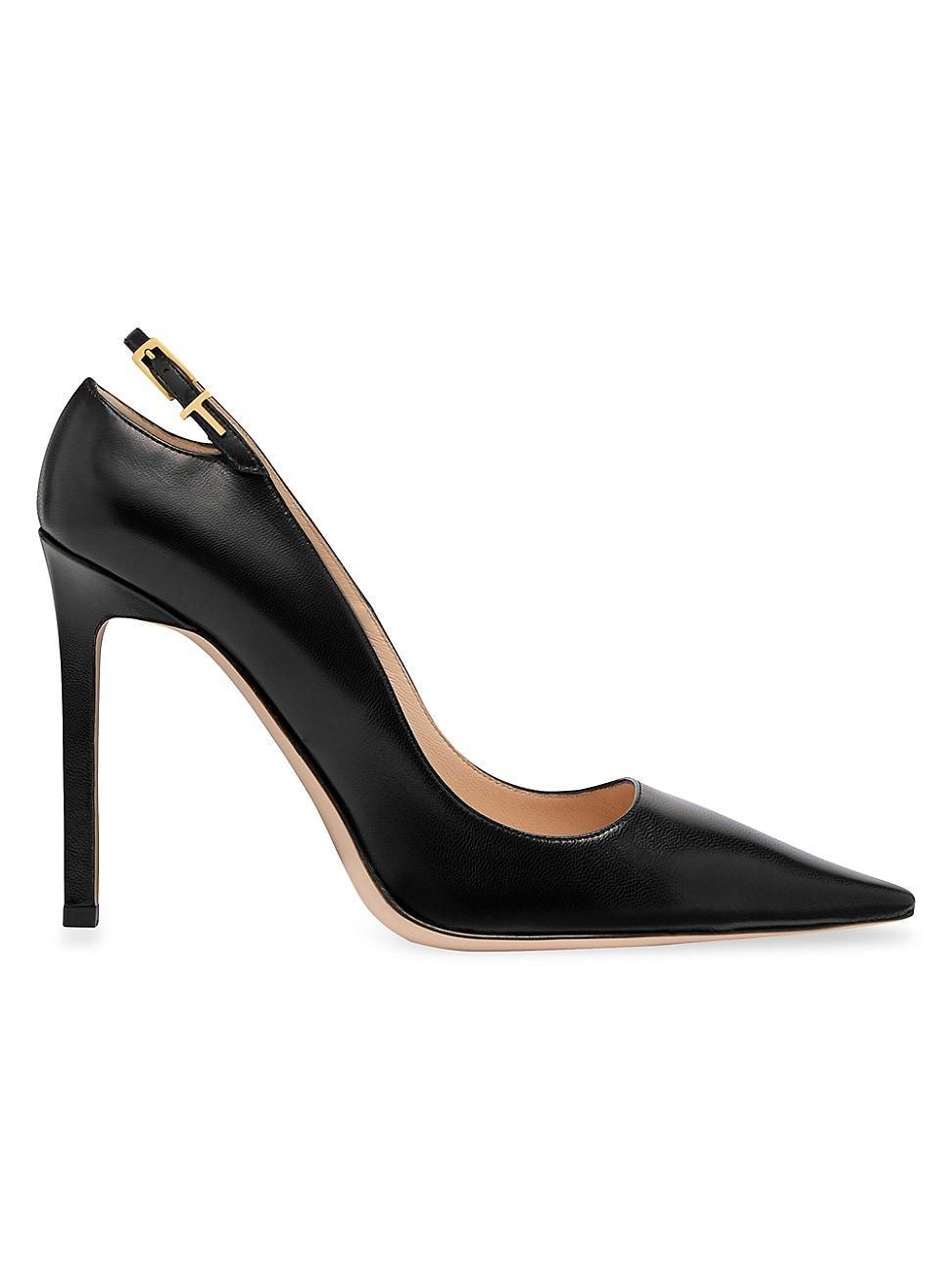 Womens Angelina 105MM Leather Pumps Product Image