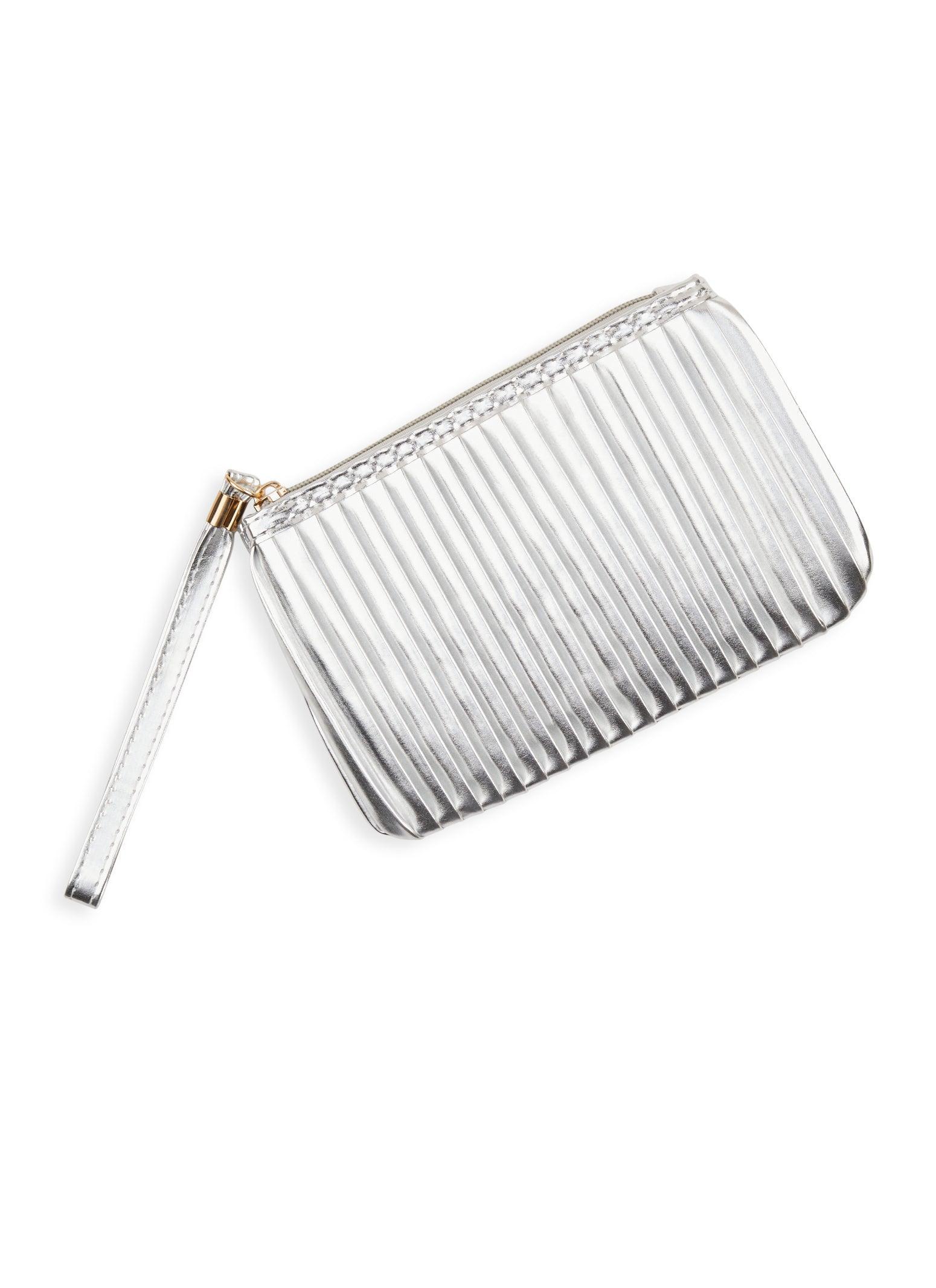 Pleated Clutch Wristlet Female Product Image