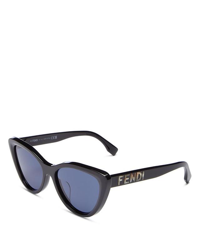 The Fendi Lettering 55mm Cat Eye Sunglasses Product Image