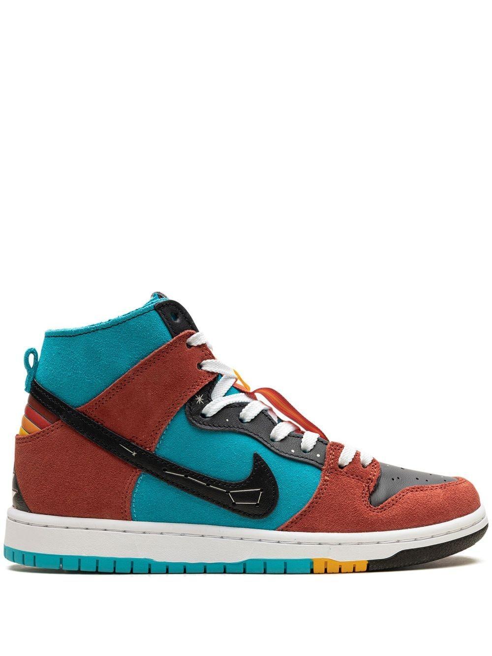 X Di'orr Greenwood Sb Dunk High Sneakers In Blue Product Image